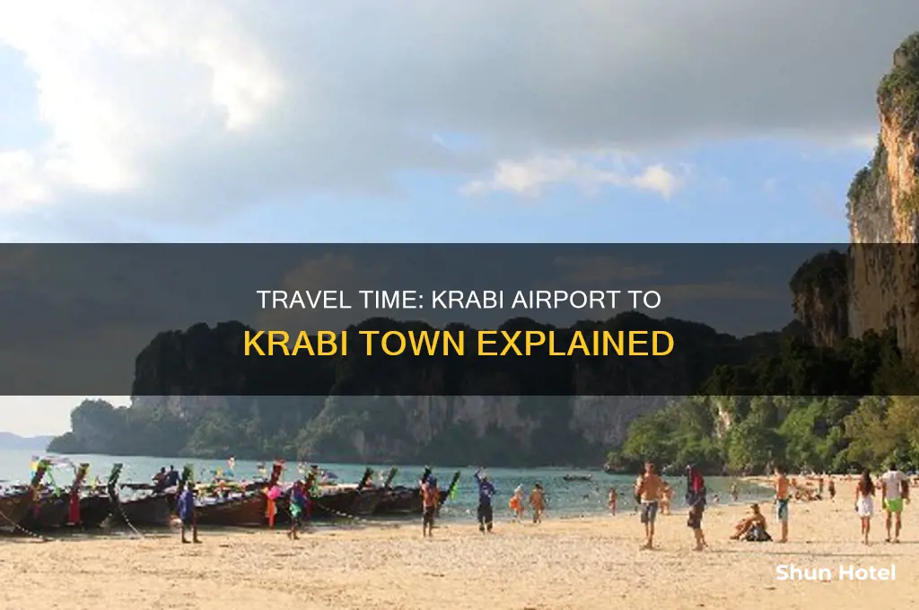 how long to get from krabi airport to krabi town