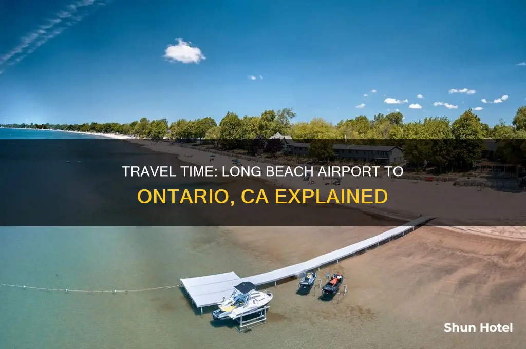 how long to get from long beach airport to ontario