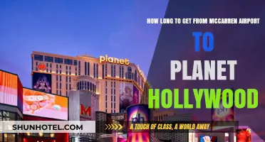 Quick McCarran to Planet Hollywood Travel Time Guide