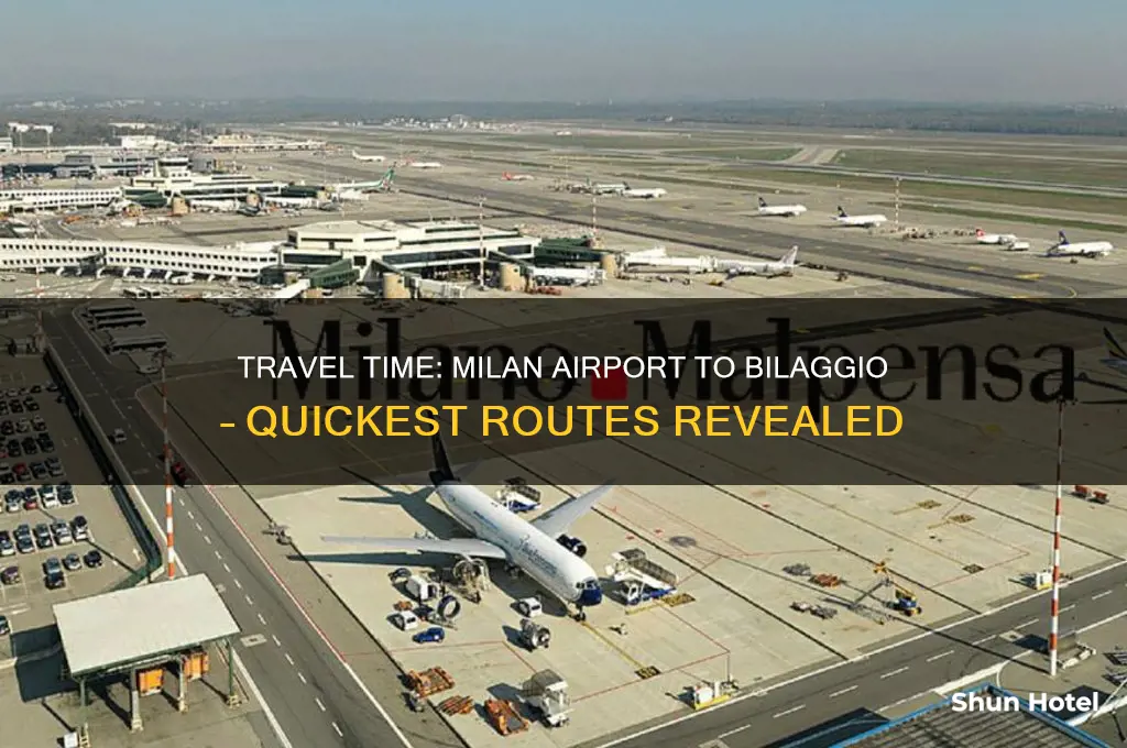 how long to get from milan airport to bilaggio