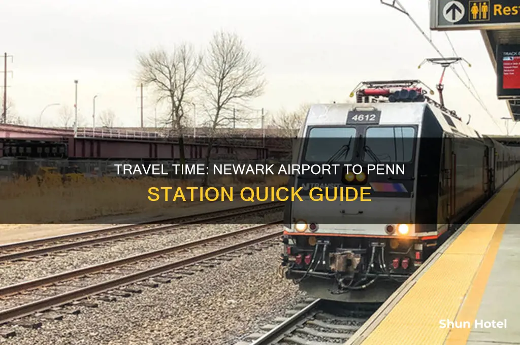 how long to get from newark airport to penn station