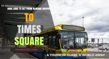 Newark Airport to Times Square: Fastest Travel Time Guide