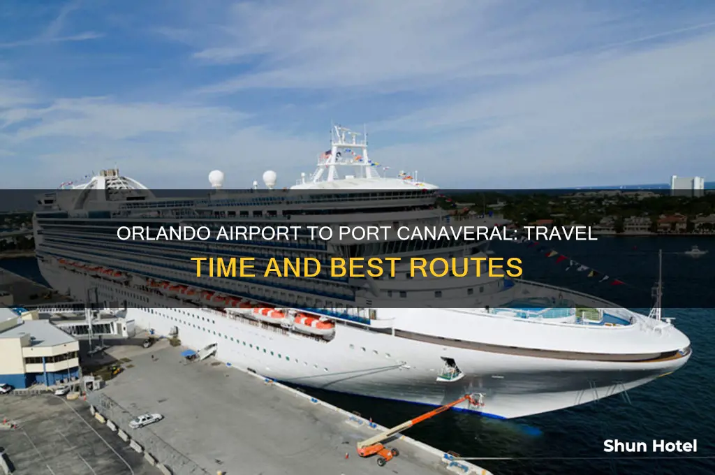 how long to get from orlando airport to port canaveral