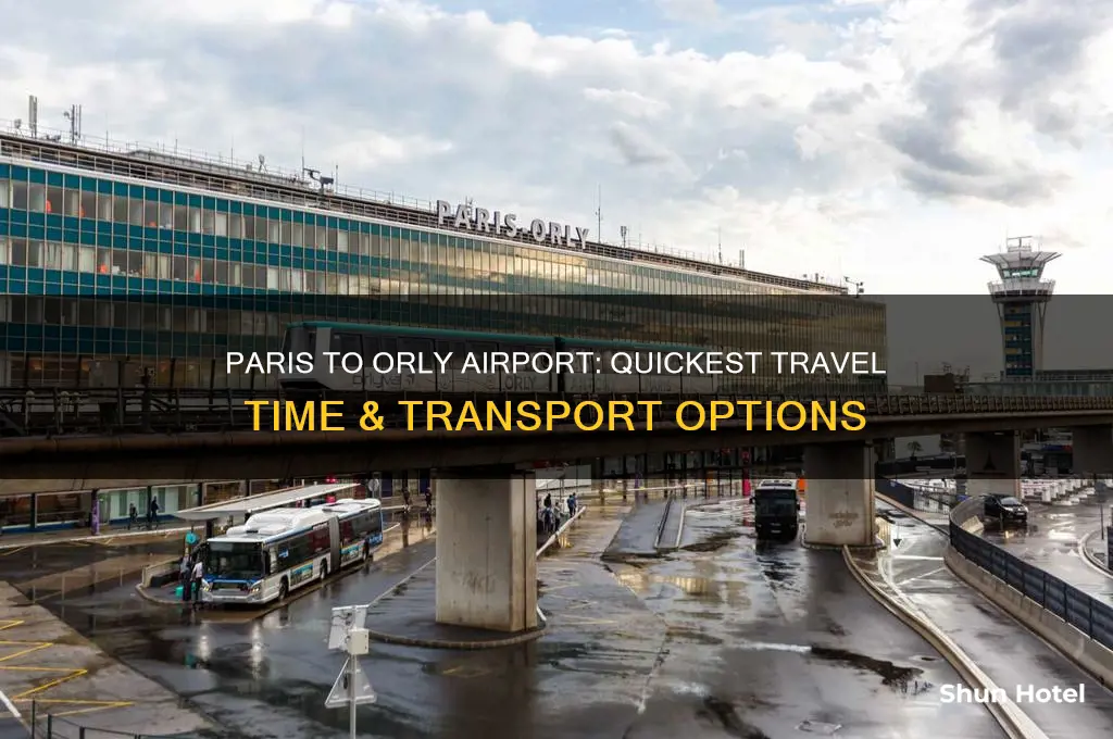 how long to get from paris to orly airport