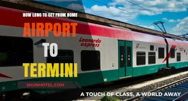 Travel Time: Rome Airport to Termini Station Quick Guide