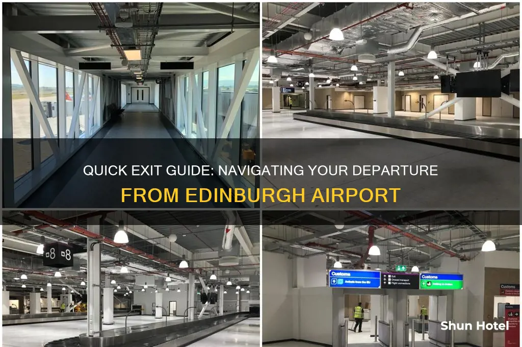 how long to get out of edinburgh airport