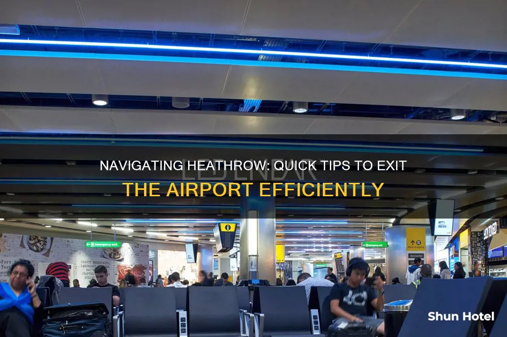 how long to get out of heathrow airport