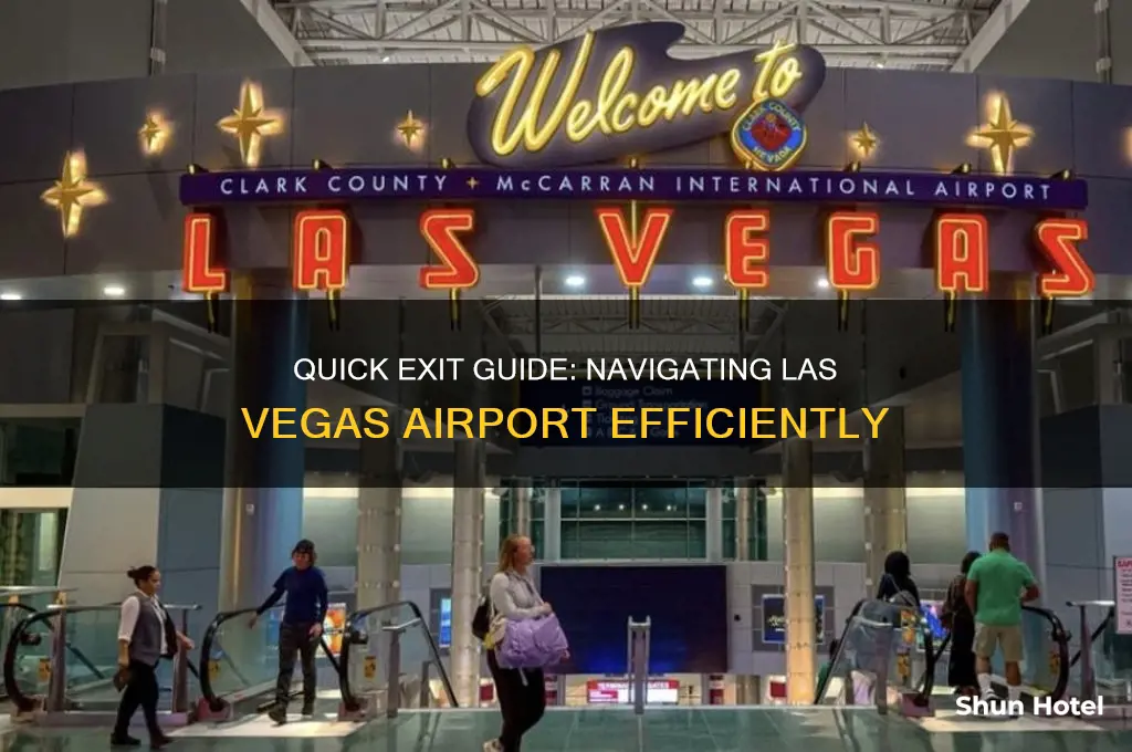 how long to get out of las vegas airport