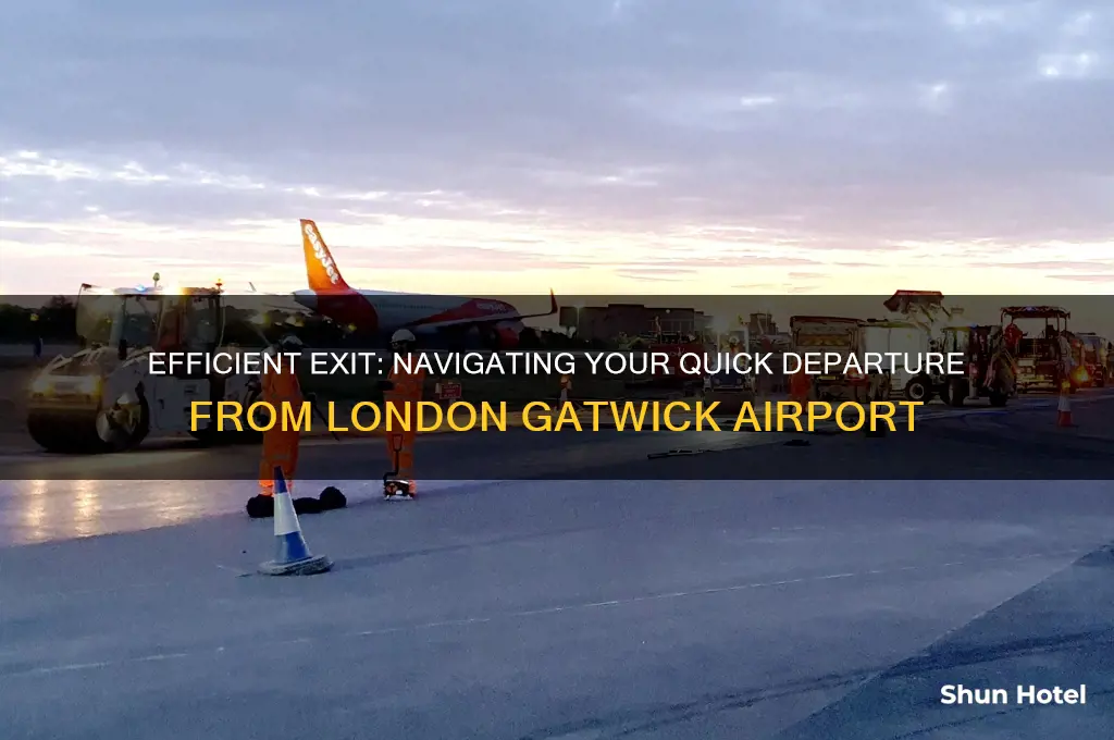 how long to get out of london gatwick airport