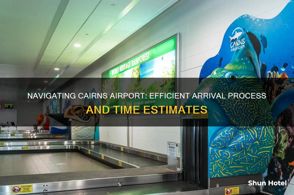 how long to get thorugh arrival in cairns airport