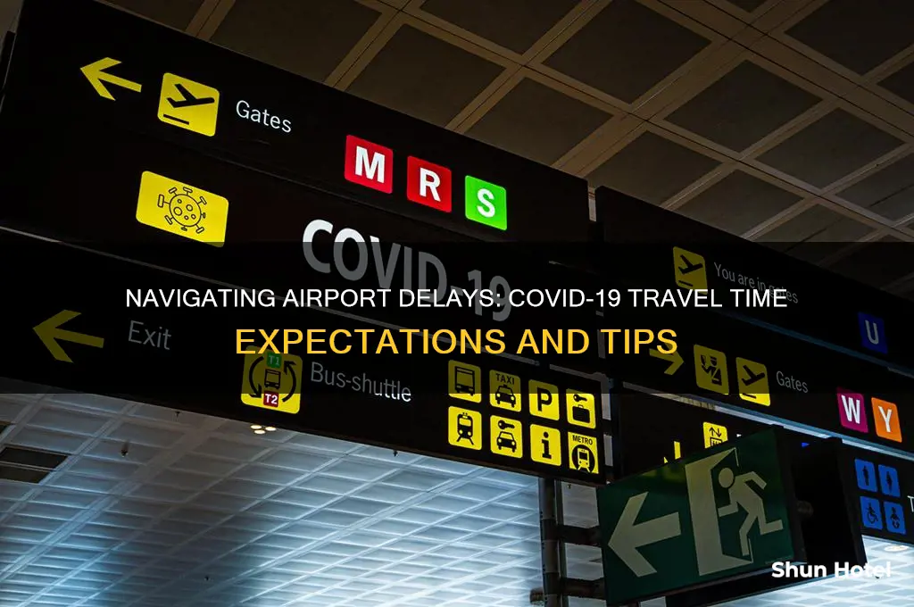 how long to get through airport during covid