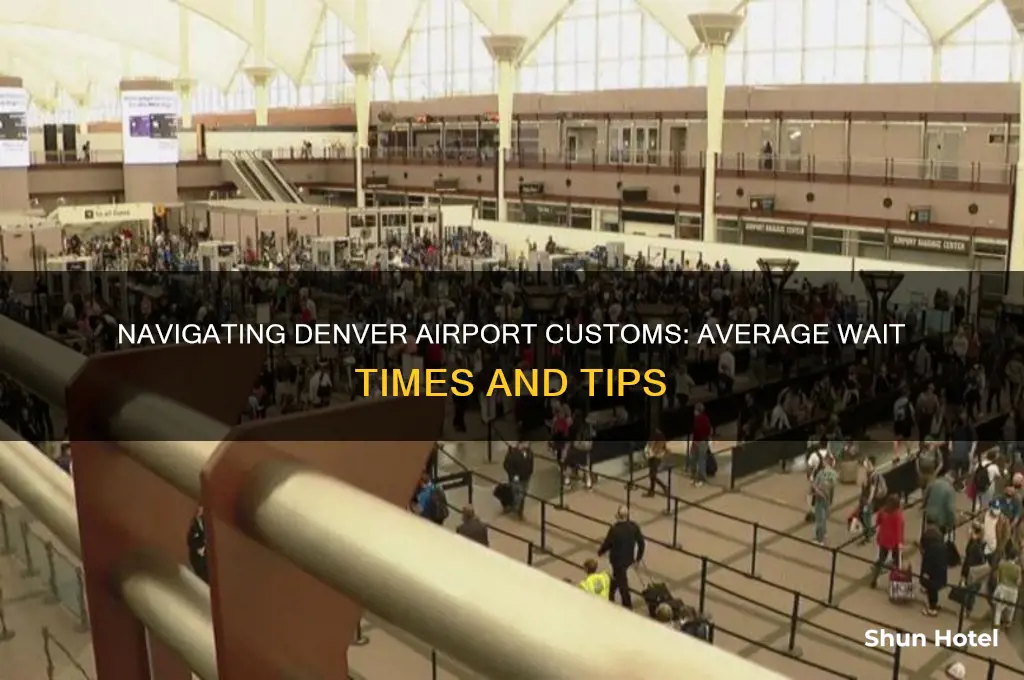 how long to get through customs at denver airport