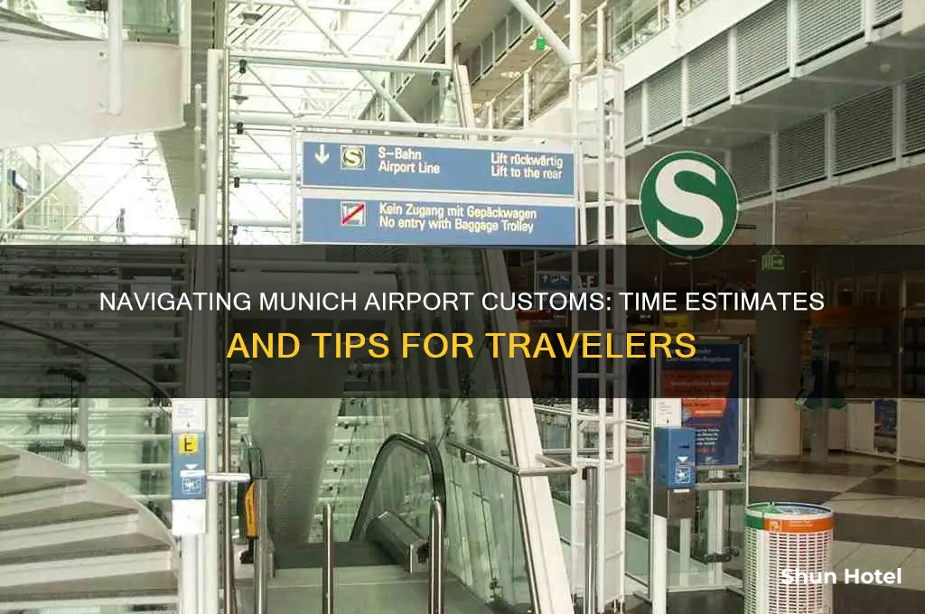 how long to get through customs at munich airport