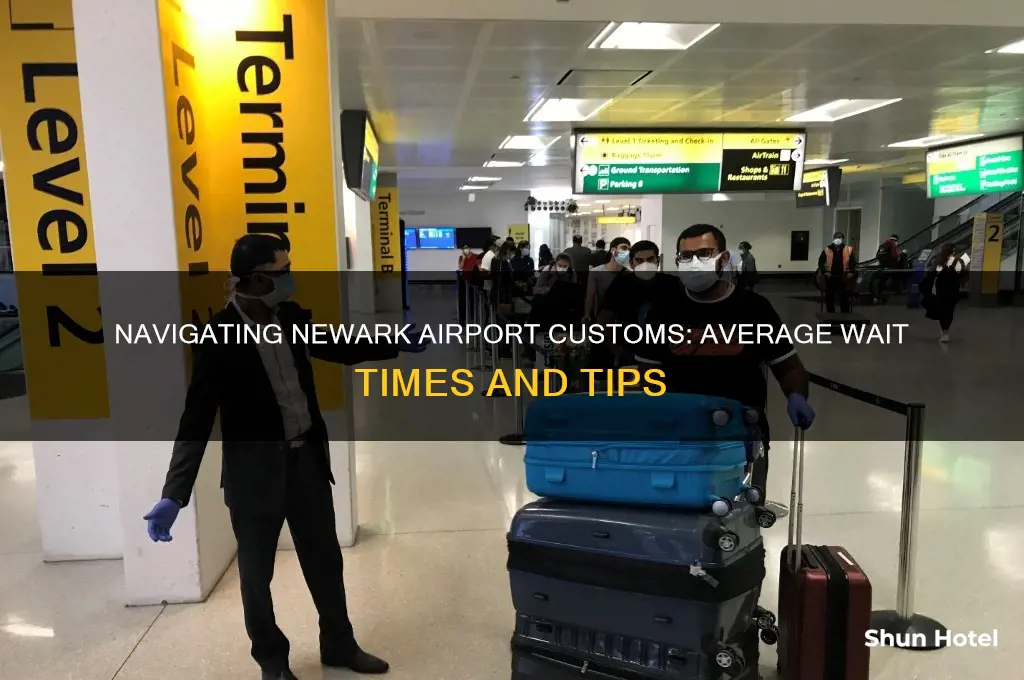how long to get through customs at newark airport