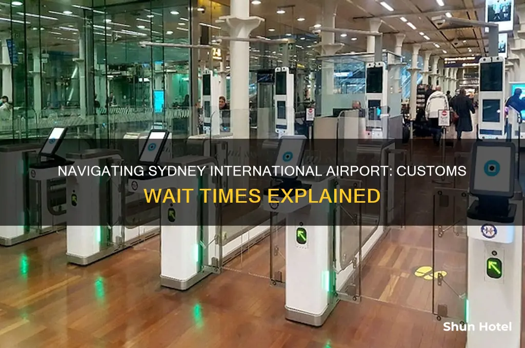how long to get through customs at sydney international airport