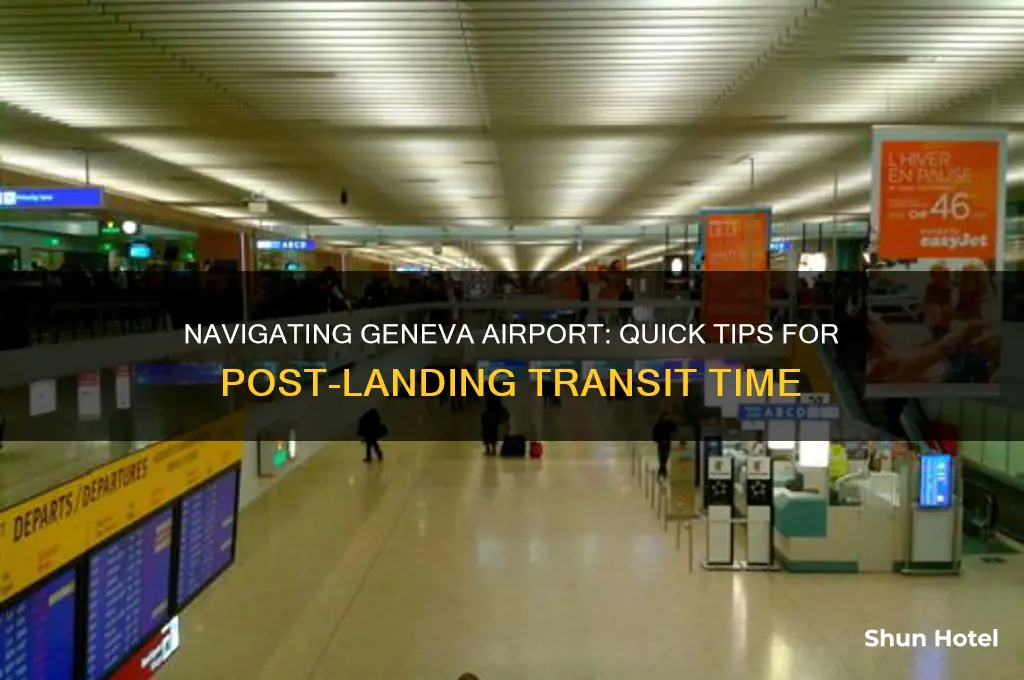 how long to get through geneve swiss airport after landing