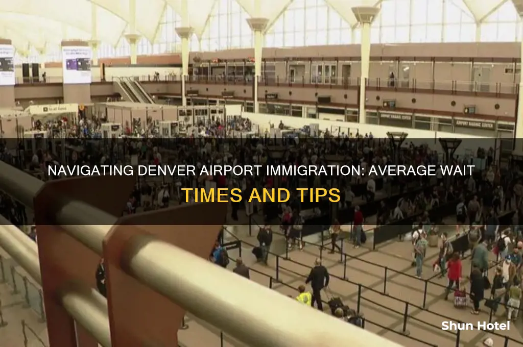 how long to get through immigration at denver airport