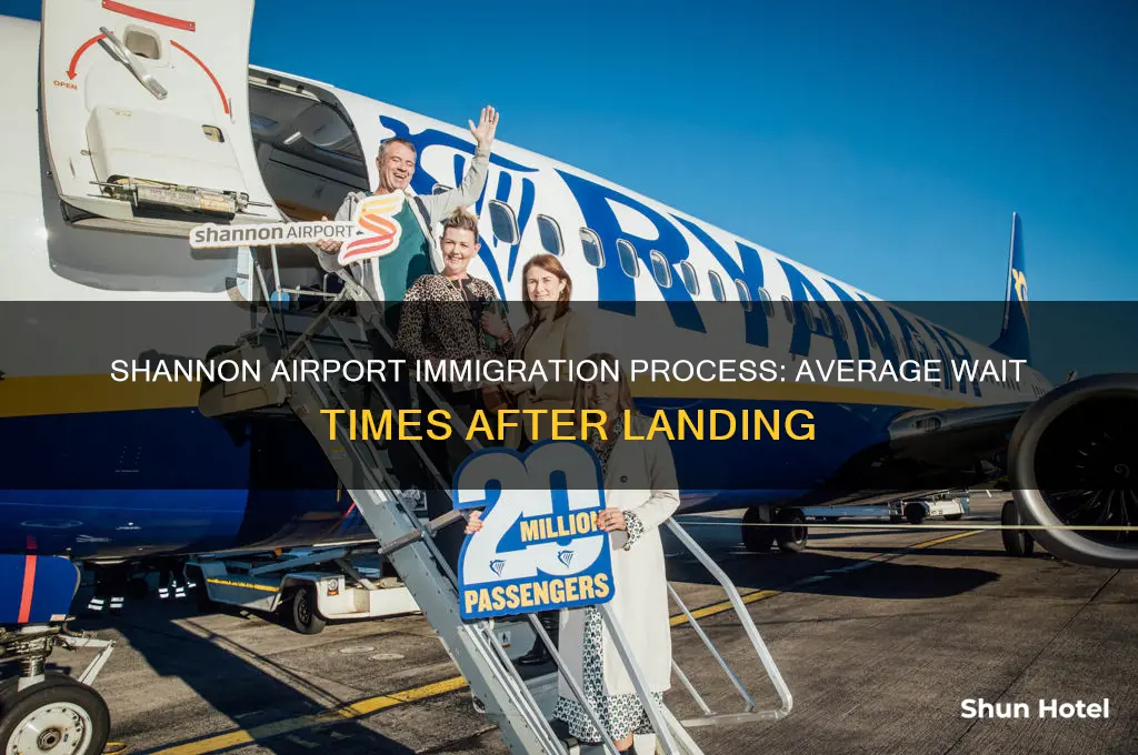 how long to get through immigration.once landing at shannon airport