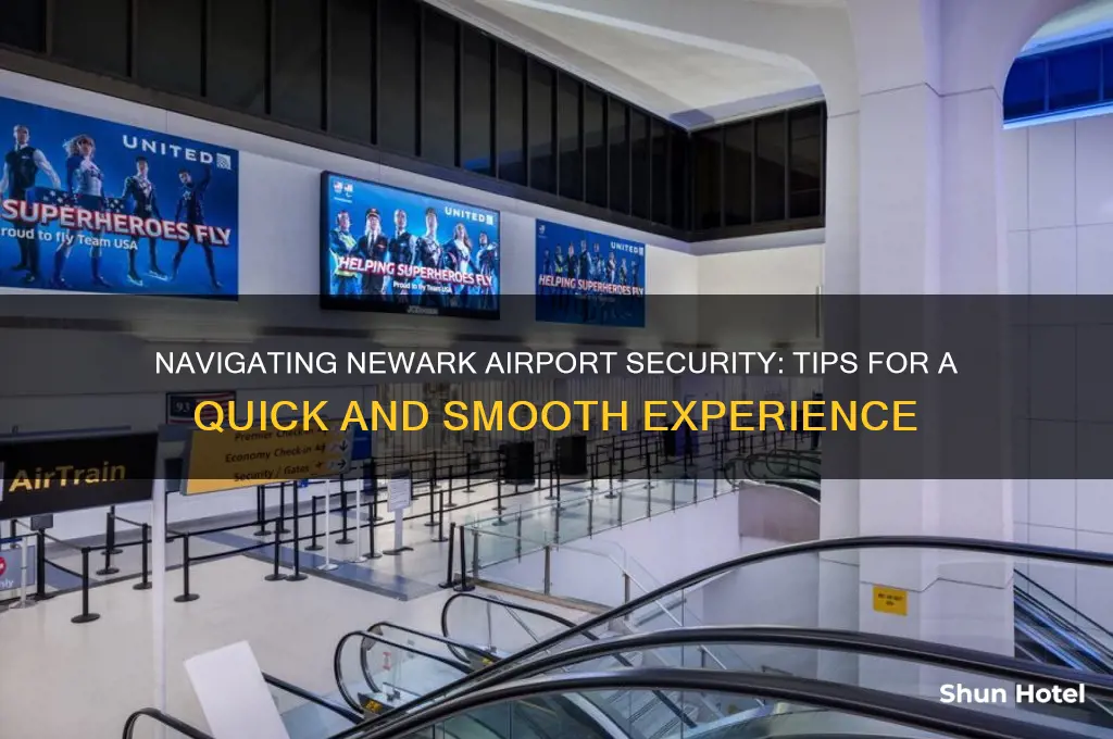 how long to get through newark airport security