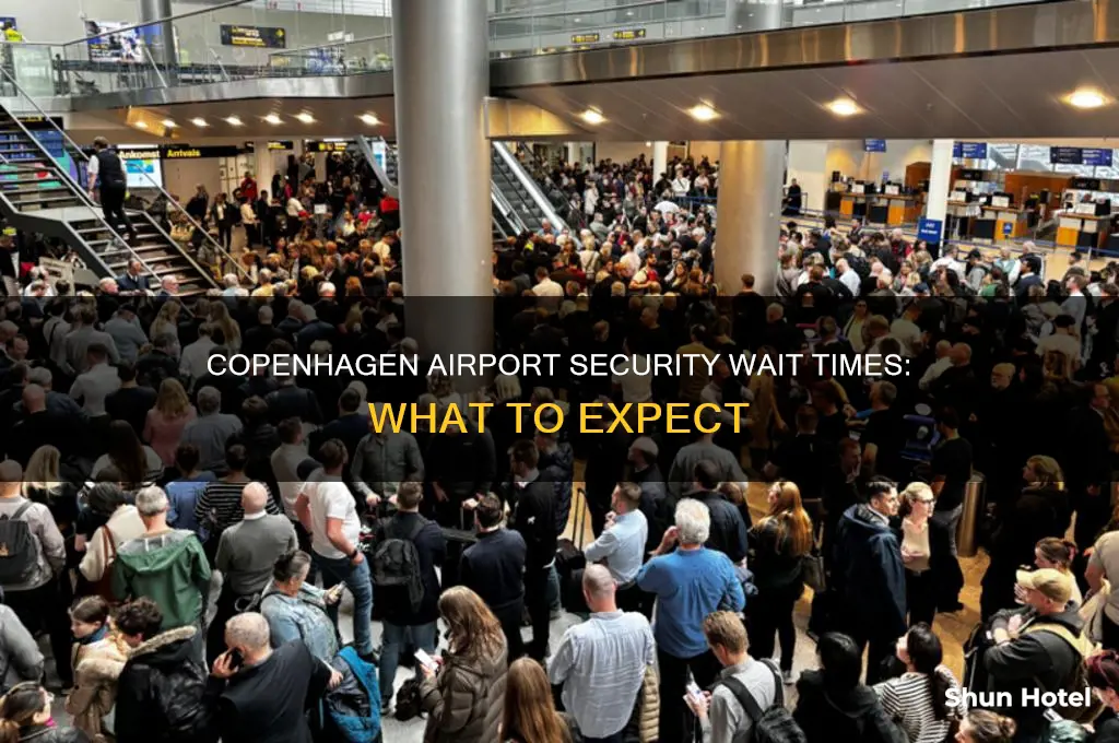 how long to get through security at copenhagen airport