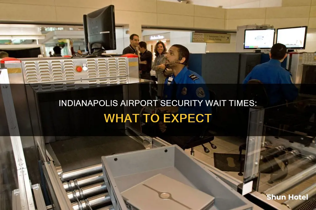 how long to get through security at indianapolis airport