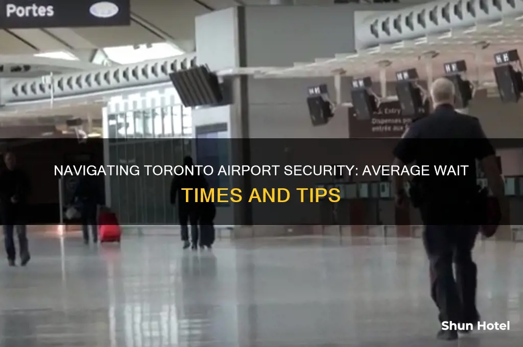 how long to get through security at toronto airport