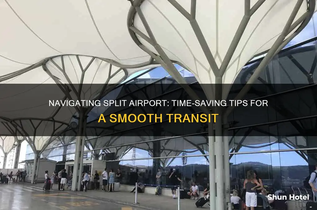 how long to get through split airport