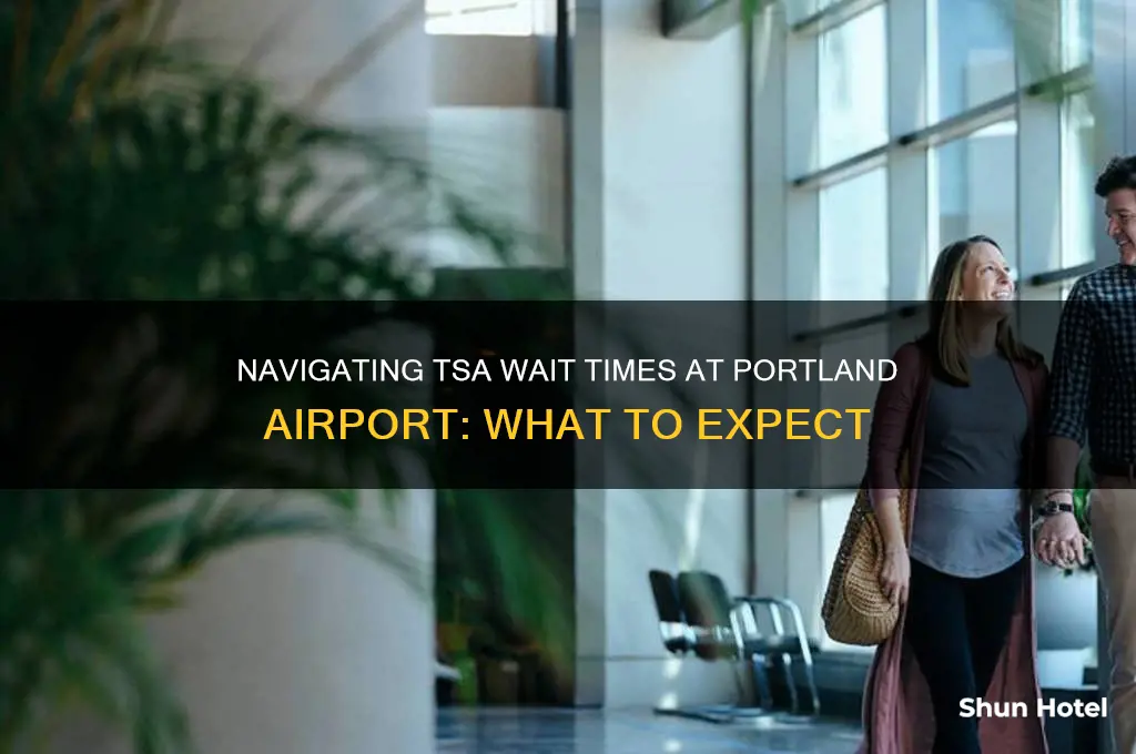 how long to get through tsa at portland airport