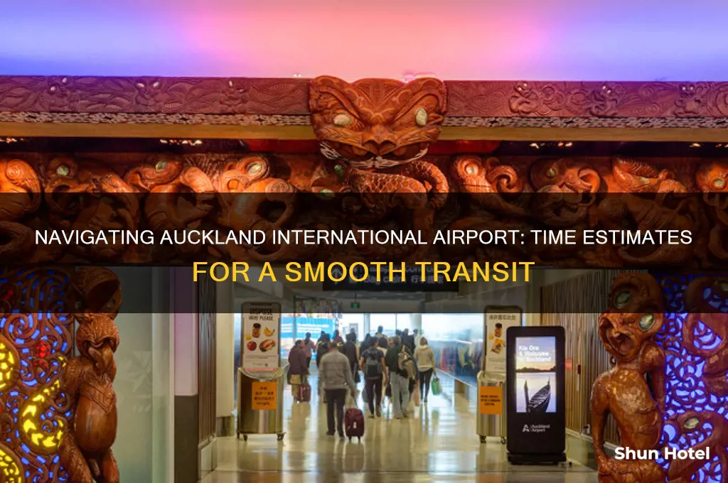 how long to get thru auckland international airport d i