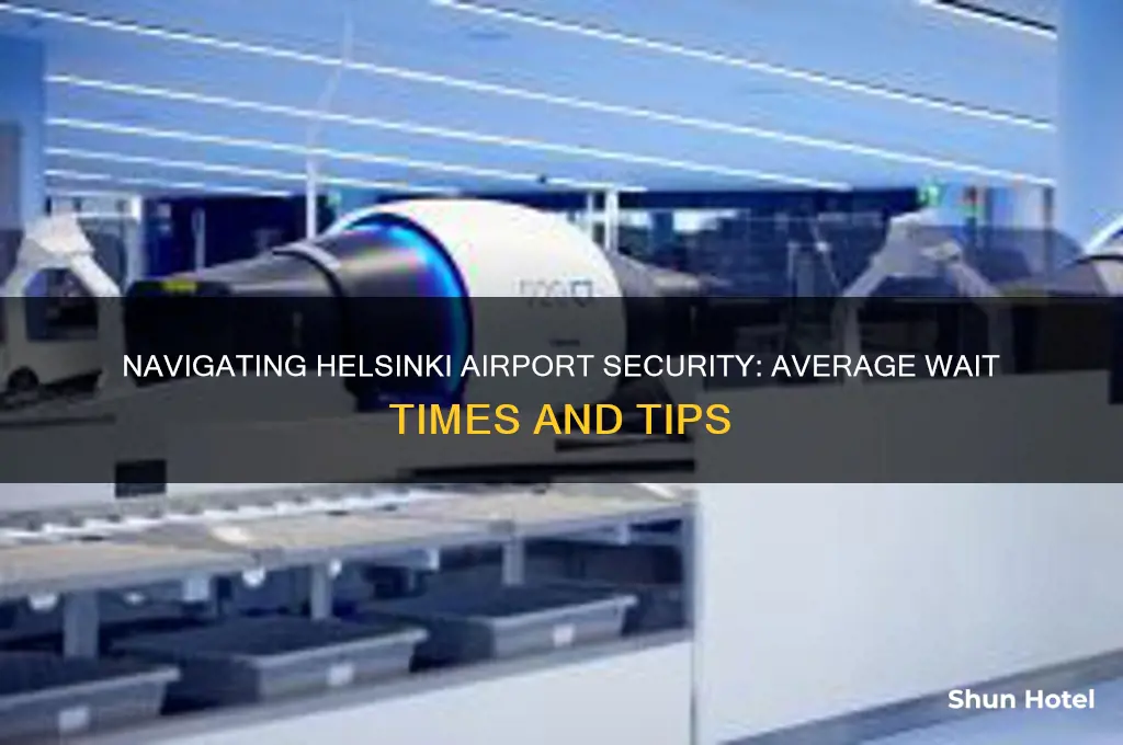 how long to get thru security at helsinki airport