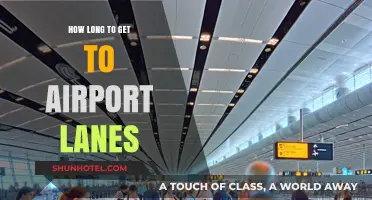 Navigating Airport Lanes: Estimating Your Travel Time Efficiently