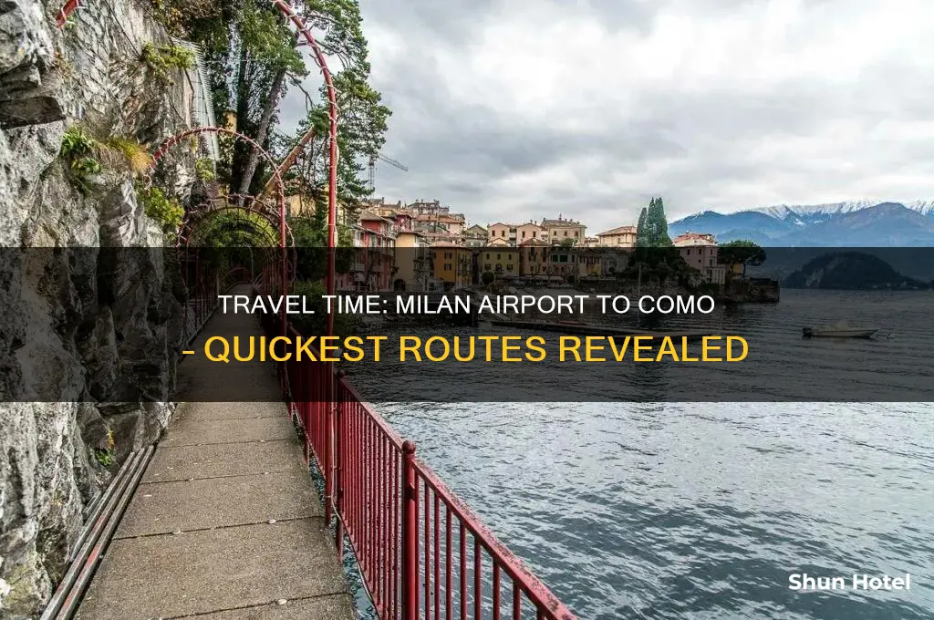 how long to get to from milan airport to como