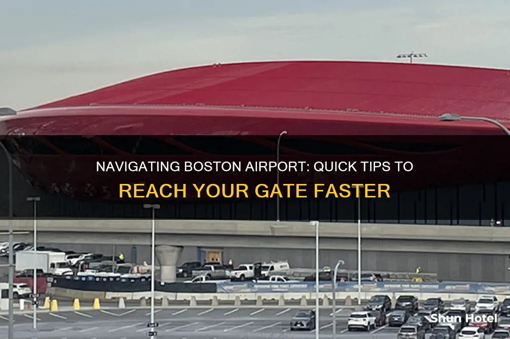 how long to get to gate in boston airport