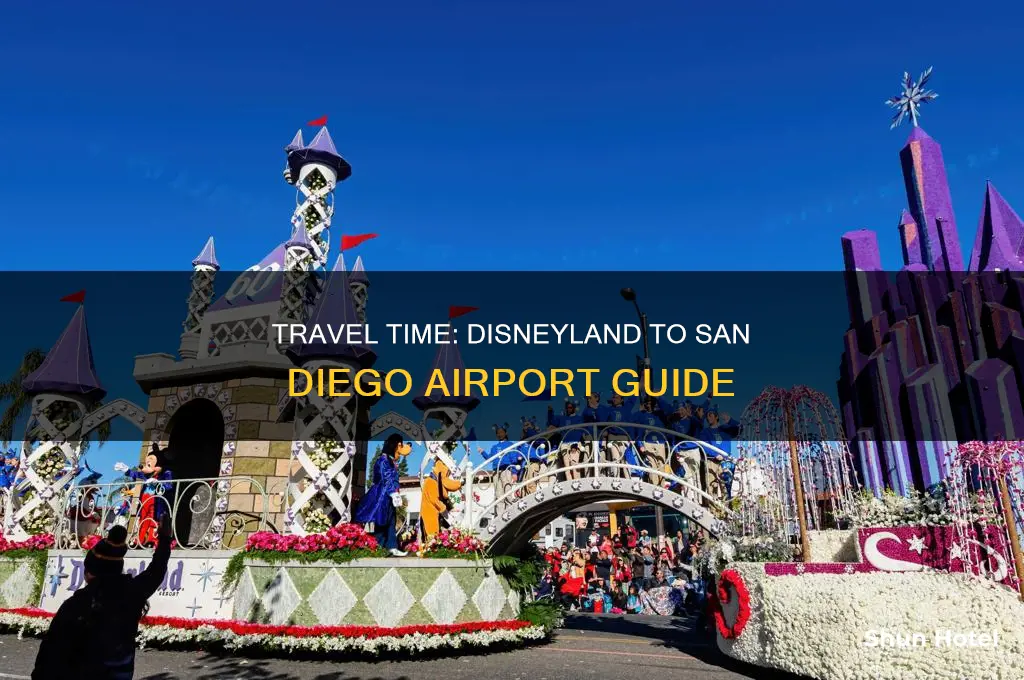 how long to get to san diego airport from disneyland