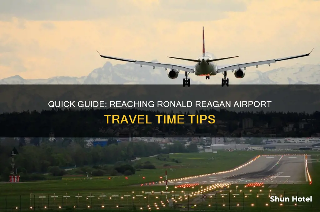 how long to get to the ronald reagan airport