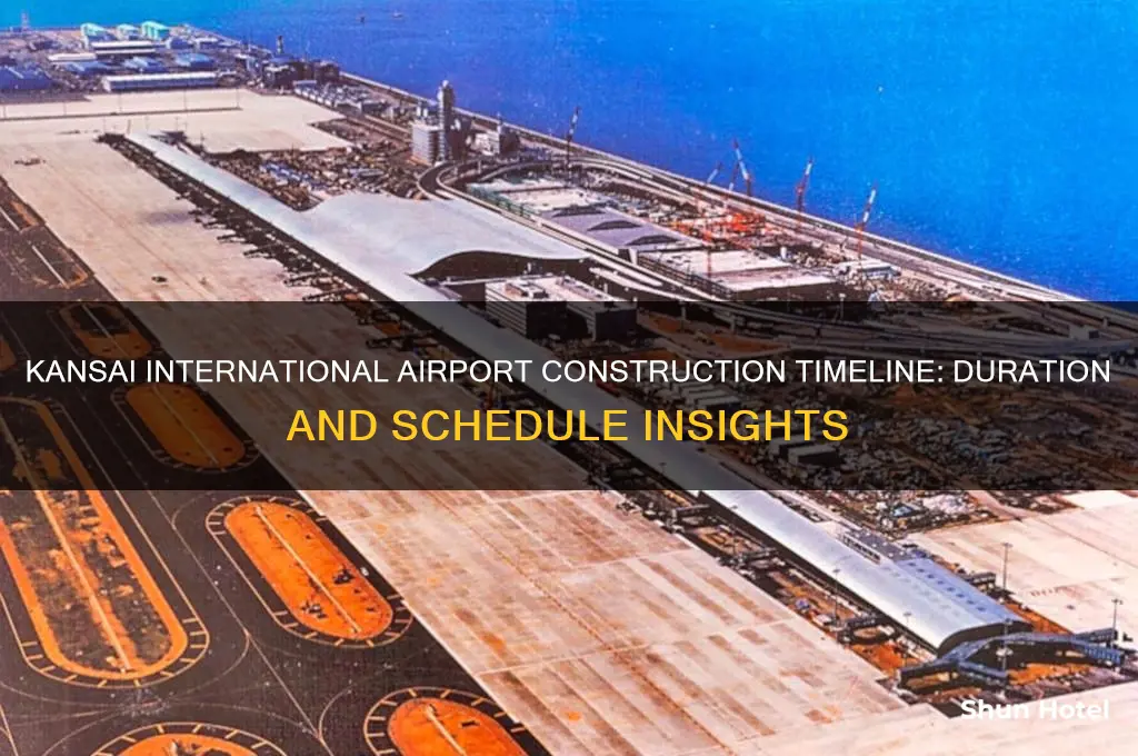 how long was construction of kansai international airport schedule