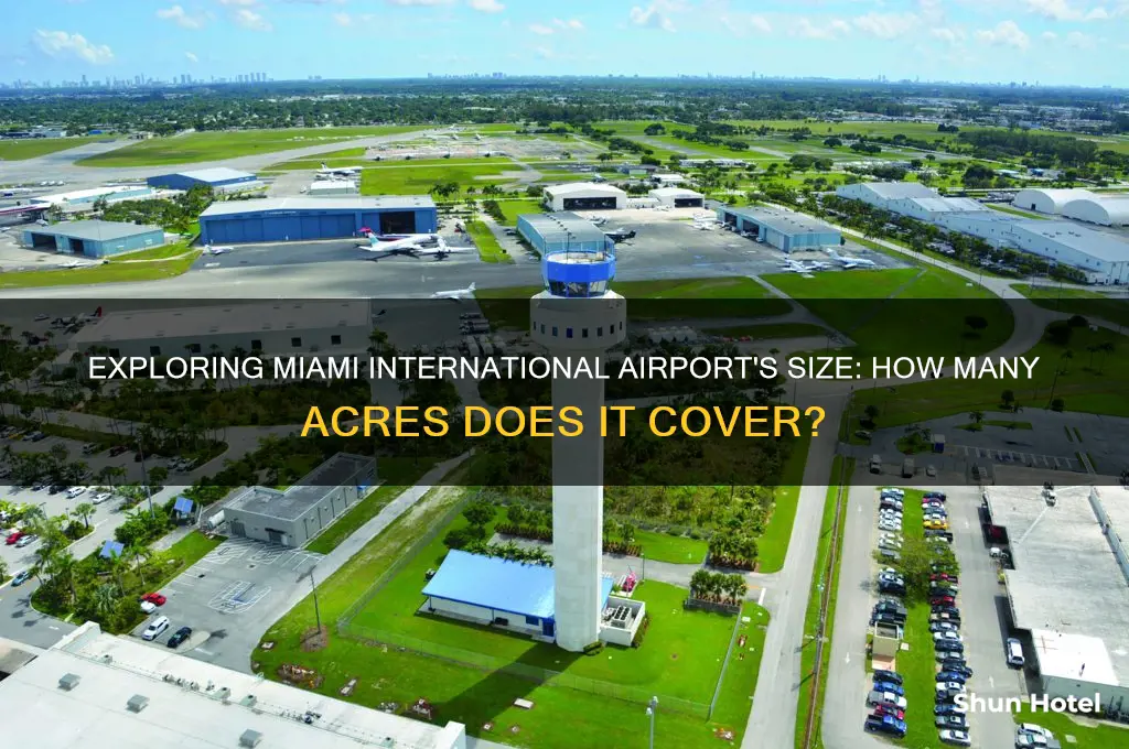 how many acres is miami international airport