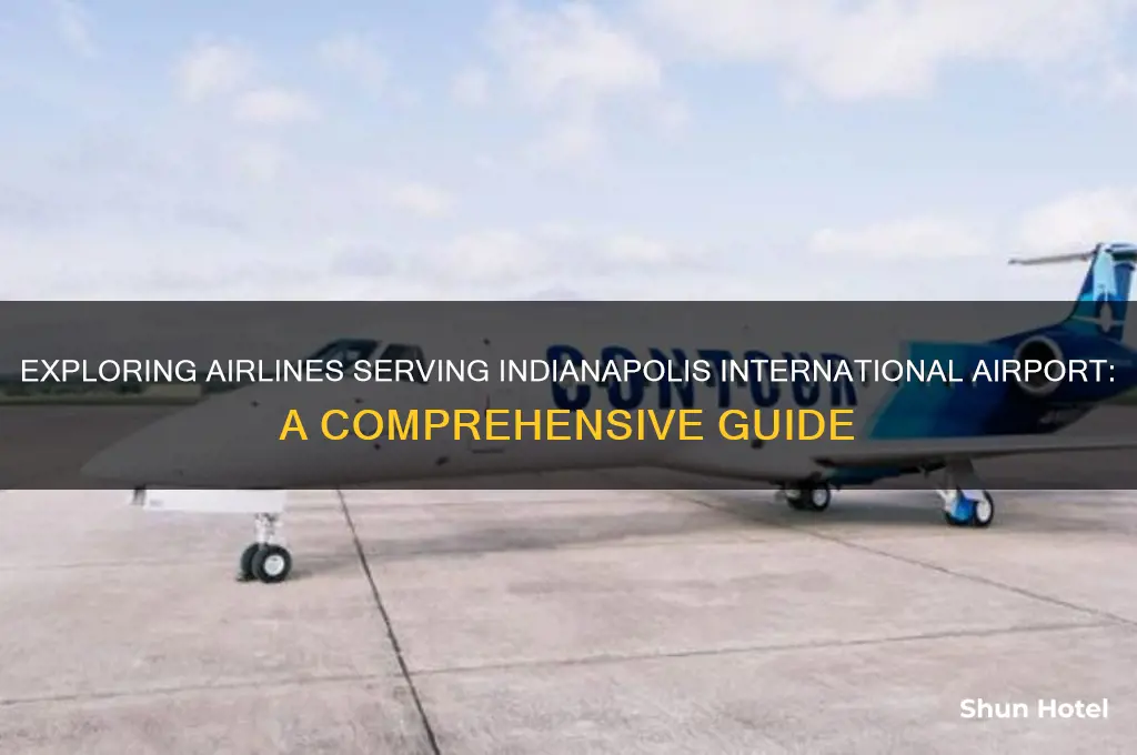 how many airlines serve the indianapolis international airport