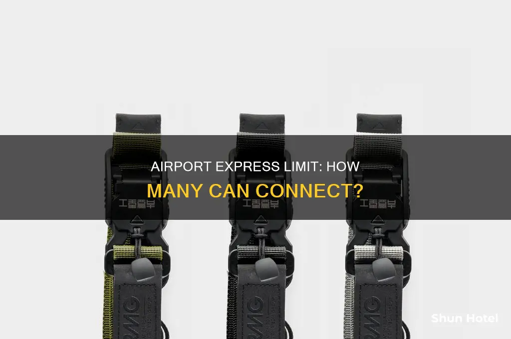 how many airport expresses can i connect
