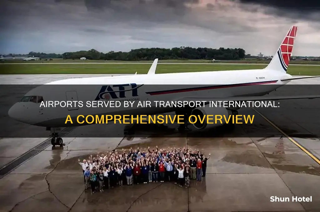 how many airports does air transport international service