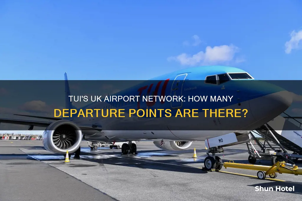 how many airports in uk do tui fly from