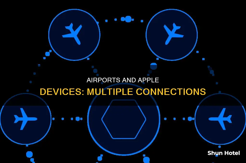 how many apple airports can i connect