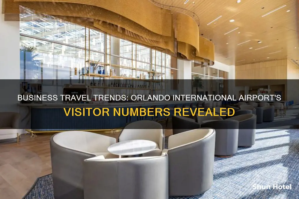 how many business travelers to orlando international airport