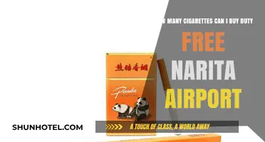 Duty-Free Shopping: Cigarettes at Narita Airport