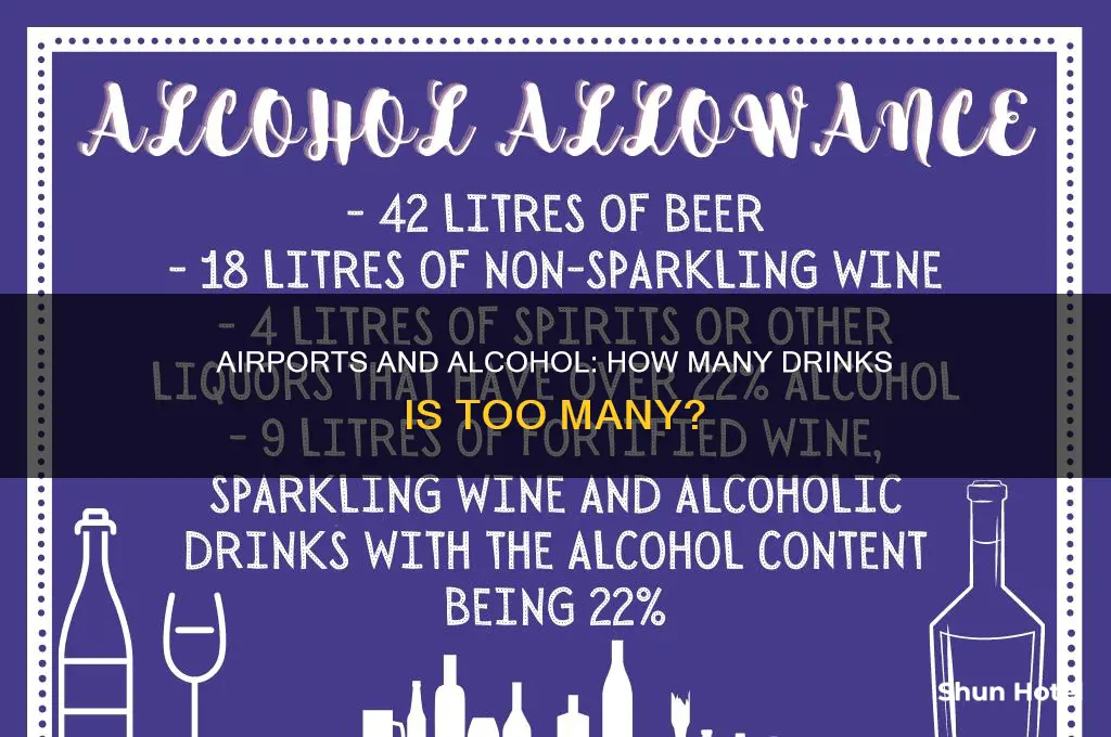 how many drink can you have at airport