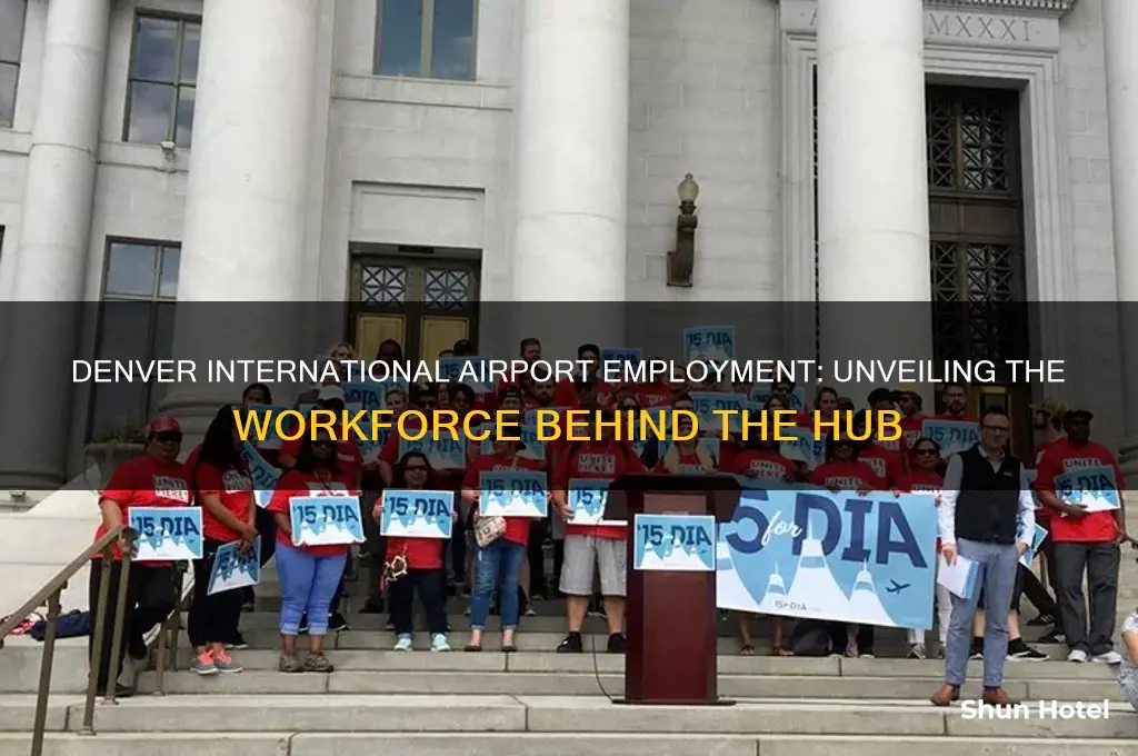 how many employees at denver international airport
