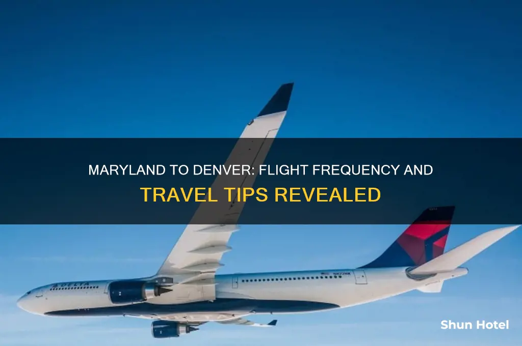 how many flight from maryland usa to denver international airport