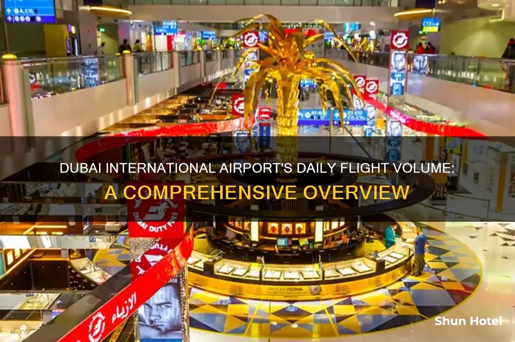 how many flights per day in dubai international airport