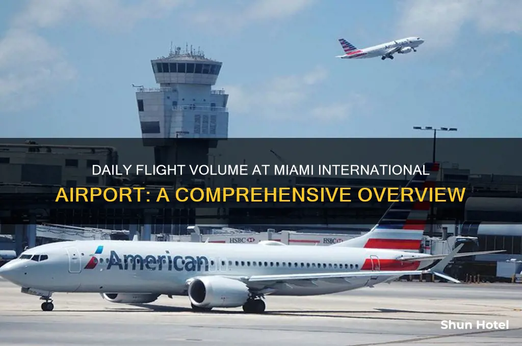 how many flights per day in miami international airport