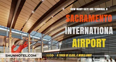 Exploring Terminal B: Gate Count at Sacramento International Airport